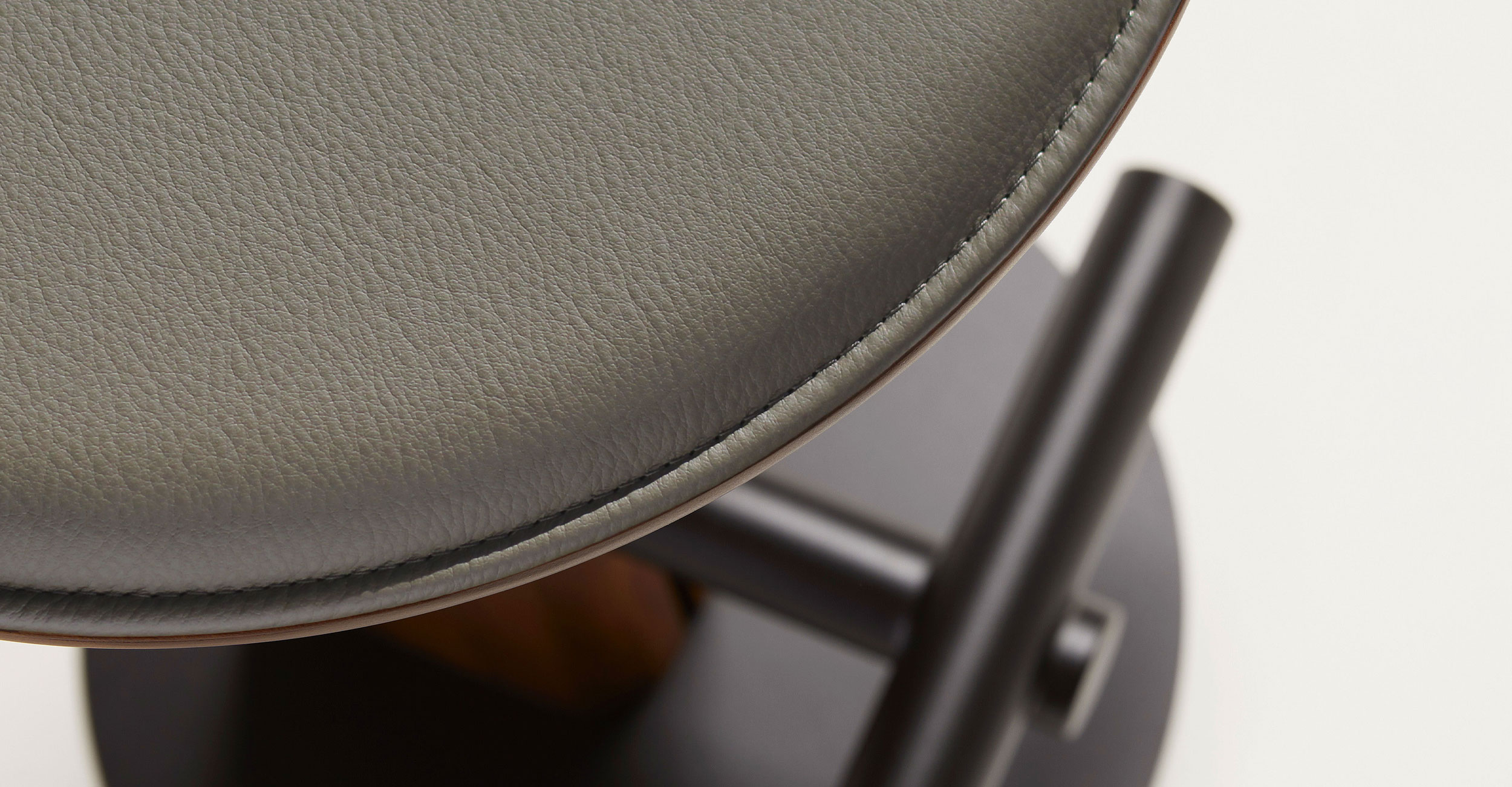 Rook with Green Leather Seat Pad